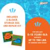 Banzai Surf Rider 17.5' L x 9.5' W x 7.9' H Inflatable Water Park with Waterslide, Pool, and Sprinklers view 4
