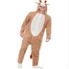 Smiffys Giraffe Costume, Brown with Hooded Jumpsuit, Party Animals Fancy Dress, Animal Dress Up Costumes view 1