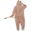 Smiffys Giraffe Costume, Brown with Hooded Jumpsuit, Party Animals Fancy Dress, Animal Dress Up Costumes view 3
