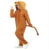 Smiffys Lion Costume, Brown with Hooded Jumpsuit, Party Animals Fancy Dress, Animal Dress Up Costumes view 2