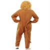 Smiffys Lion Costume, Brown with Hooded Jumpsuit, Party Animals Fancy Dress, Animal Dress Up Costumes view 3