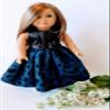 18" Doll Dress - Handmade Holiday Doll Dress fits American Girl dolls view 2