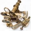 FYNJREX Solid Brass Marine Sextant Astrolabe Antique Reproduction Maritime Nautical Ship Celestial Instrument view 1