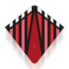 30" Red Stunt Diamond Kite view 1
