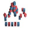 30 Steckwrfel rot/blau view 1