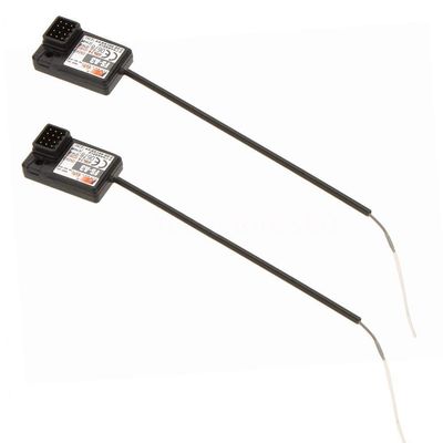 Flysky 2Pcs FS-A3 AFHDS2A 2.4G 3CH Receiver for GT2E GT2G Transmitter Black