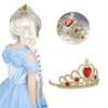Vicloon Princess Dress Up Accessories, 2PCS Princess Crown and Wands for Little Girls, Jewelry Toy Gifts for Toddler Girls Christmas Party Cosplay Set view 3