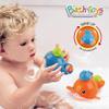 Dwi Dowellin Bath Toys Fishing Games Swimming Whales Bath Time Bathtub Toy for Toddlers Baby Kids Infant Fish Set Age 18months and up view 3