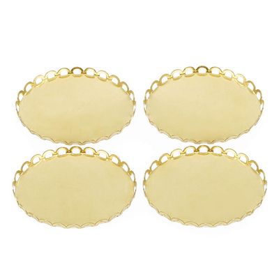 Odoria 1/6 Miniature Tray 4Pcs Dollhouse Decoration Accessories
