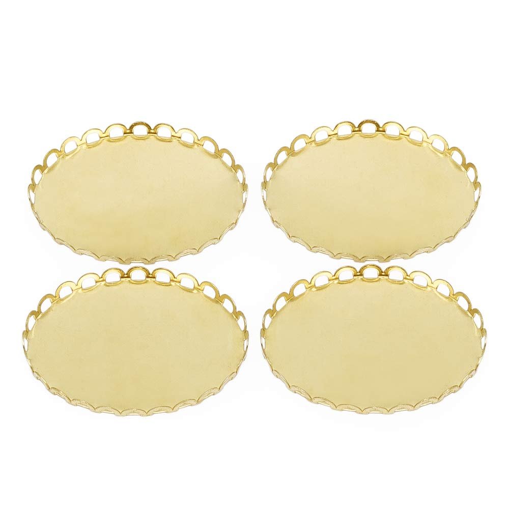 Odoria 1/6 Miniature Tray 4Pcs Dollhouse Decoration Accessories