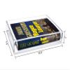 Clear Acrylic Display Case for Books & Collectibles, Premium Book Display Box with Polished Edges & Crystal Clear Sides for Showcasing Memorabilia, Photos & Keepsakes,10.25"L x 7.1"W x 1.75"H. (A084) view 2