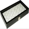 24 Coin Holder Case Storage Display Showcase Box Gem Jar view 1
