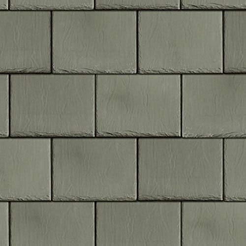 Melody Jane Dollhouse Roof Tile Slates Light Grey Miniature 1:12 Scale Card Roofing Sheet