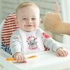 Wok and Roll Rock Funny Humor Baby Bib view 3