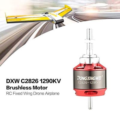 DXW C2826 2826 1290KV 2-4S 5mm Outrunner Brushless Motor for RC FPV Fixed Wing Drone Airplane Aircraft 1290 Propeller