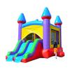 HeroKiddo 14x18 Jelly Bean Castle Inflatable Bounce House with Dual Lane Slide,14.5' Tall Commercial PVC Bouncer with Basketball Hoop and Blower for Kids, Adult and Rental Use, Indoor & Outdoor