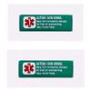 2 Pack Non-Verbal Autism Car Seat Harness - Backpack Strap Medical Alert Cover (Green) view 1