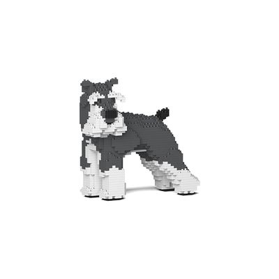 JEKCA Standard Schnauzer 02S-M01 | Dog Plastic Building Blocks | Age 14+