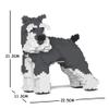 JEKCA Standard Schnauzer 02S-M01 | Dog Plastic Building Blocks | Age 14+ view 2
