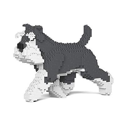 JEKCA Standard Schnauzer 03S-M01 | Dog Plastic Building Blocks | Age 14+