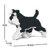 JEKCA Standard Schnauzer 03S-M02 | Dog Plastic Building Blocks | Age 14+ view 2