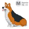 JEKCA Welsh Corgi 03C-M02 | Dog Plastic Building Blocks | Age 14+ view 2