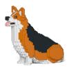 JEKCA Welsh Corgi 03S-M02 | Dog Plastic Building Blocks | Age 14+ view 1