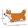 JEKCA Welsh Corgi 04S-M01 | Dog Plastic Building Blocks | Age 14+ view 2