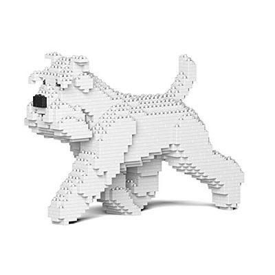 JEKCA Standard Schnauzer 03S-S01 | Dog Plastic Building Blocks | Age 14+