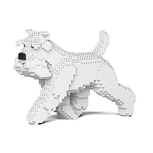JEKCA Standard Schnauzer 03S-S01 | Dog Plastic Building Blocks | Age 14+