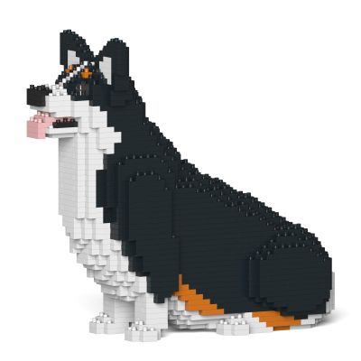 JEKCA Welsh Corgi 03S-M03 | Dog Plastic Building Blocks | Age 14+