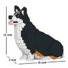 JEKCA Welsh Corgi 03S-M03 | Dog Plastic Building Blocks | Age 14+ view 2