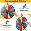 Smartxchoices 24" Spinning Prize Wheel with Height Adjustable Stand 14 Slots Color Prize Wheel Spinner Game with Dry Erase & Marker Pen, Trade Show Carnival Fortune view 4