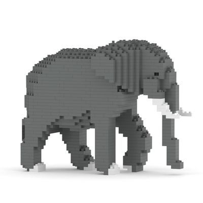 JEKCA Elephant 03S | Animal Plastic Building Blocks | Age 14+