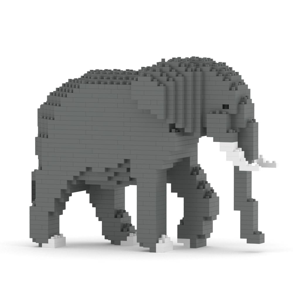JEKCA Elephant 03S | Animal Plastic Building Blocks | Age 14+