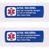 2 Pack Non-Verbal Autism Car Seat Harness - Backpack Strap Medical Alert Cover (Royal Blue) view 1