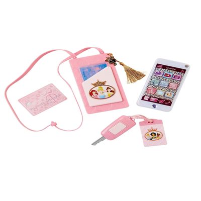 Disney Princess On-The-Go Play Smartphone with Led Lights, Sounds & Cross Strap for Girls Ages 3+