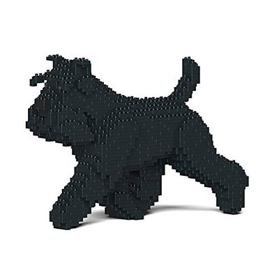 JEKCA Standard Schnauzer 03S-M03 | Dog Plastic Building Blocks | Age 14+