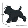 JEKCA Standard Schnauzer 03S-M03 | Dog Plastic Building Blocks | Age 14+ view 2