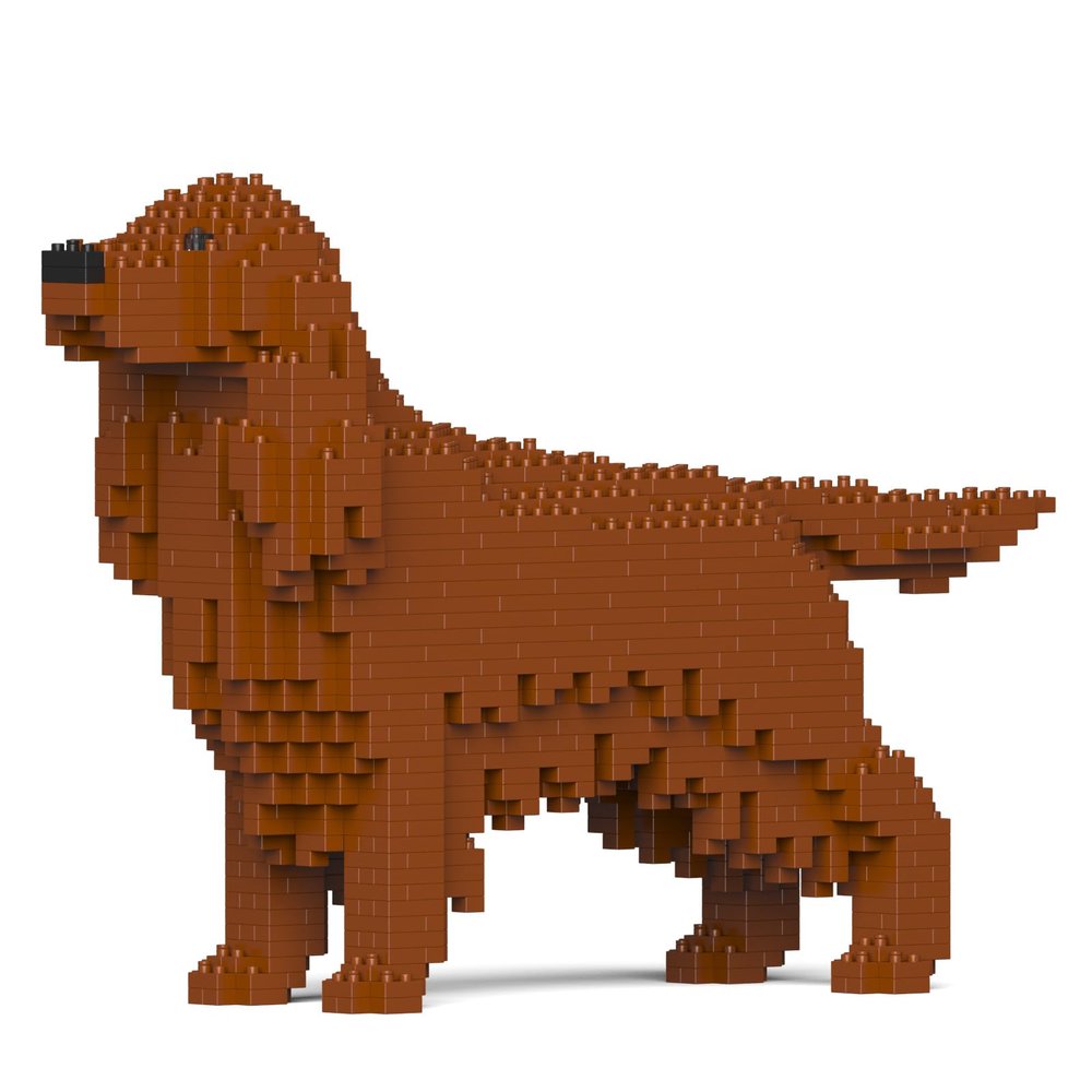 JEKCA Irish Setter 01S-M01 | Dog Plastic Building Blocks | Age 14+