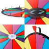BBBuy 24" Color Spinning Prize Wheel Spinner Adjustable Stand with 14 Slots Color Face,Editable Dry Erase Maker & Eraser for Fortune Spin Game Carnival Tradeshow (24 Tripod Stand) view 2