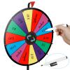 BBBuy 24" Color Spinning Prize Wheel Spinner Adjustable Stand with 14 Slots Color Face,Editable Dry Erase Maker & Eraser for Fortune Spin Game Carnival Tradeshow (24 Tripod Stand) view 3