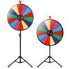 BBBuy 24" Color Spinning Prize Wheel Spinner Adjustable Stand with 14 Slots Color Face,Editable Dry Erase Maker & Eraser for Fortune Spin Game Carnival Tradeshow (24 Tripod Stand) view 4