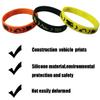 24PCS Construction Zone Party Favors Rubber Bracelets - Construction Birthday Party Supplies Car Decorations Goodie Bag Stuffers Slicone Wristbands view 4