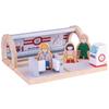 Bigjigs Rail Underground Train Station | Kids Railway Accessories for Wooden Track Sets | London Underground & City Metro Inspired Play Set | Educational Toys for Toddlers | Fun Gifts for 3+ Year Olds view 1