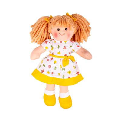 Bigjigs Toys Zoe Doll - Small Ragdoll Cuddly Toy