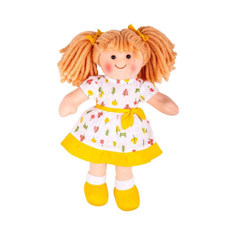 Bigjigs Toys Zoe Doll - Small Ragdoll Cuddly Toy