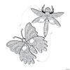 Color Your Own Bug & Butterfly Masks - Crafts for Kids and Fun Home Activities view 1