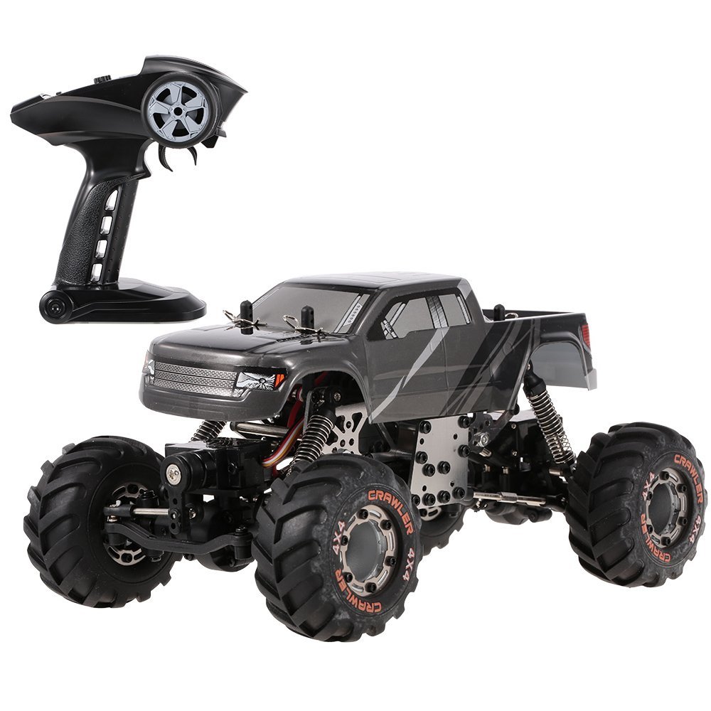 Goolsky HBX 2098B RC Car 1/24 2.4GHz 4WD 4WS Devastator Rock Crawler RTR with Double Servo Off-Road Car
