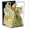 Better Display Cases Clear Acrylic Figure Display Case for Figurine Miniature Doll Bobblehead , Doll Stands (Vertical or Horizontal) ,Display Box for Figures,DIM:6" L x 6" W x 15" H (A078-BB) view 1